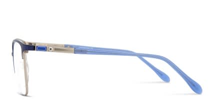Bathilda Blue glasses - Blue - Side View