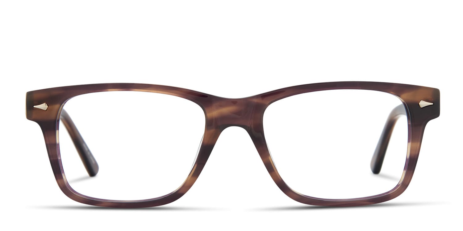 Ralph Brown glasses - Brown - Frontal View
