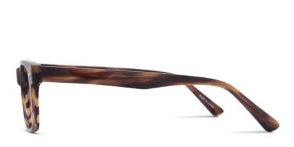 Ralph Brown glasses - Brown - Side View