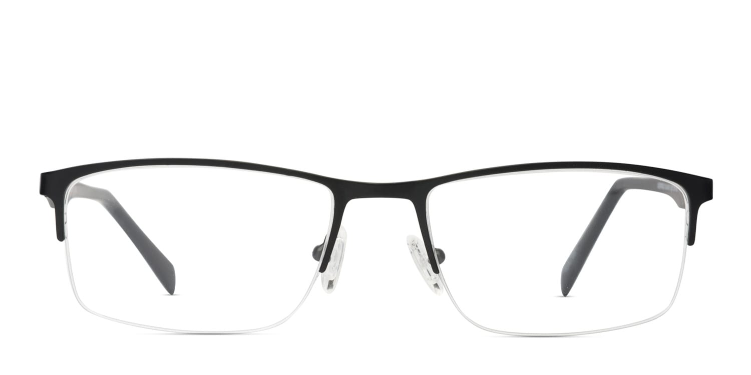 Alecto Black glasses - Black - Frontal View