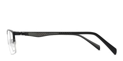 Alecto Black glasses - Black - Side View