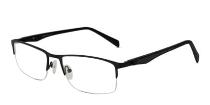 Alecto Black glasses - Black - Angle View