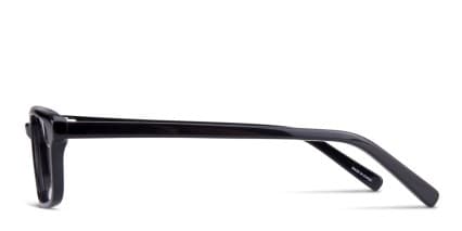Des Moines Black glasses - Black - Side View