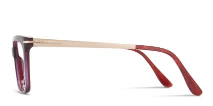Noelle Red glasses - Red - Side View