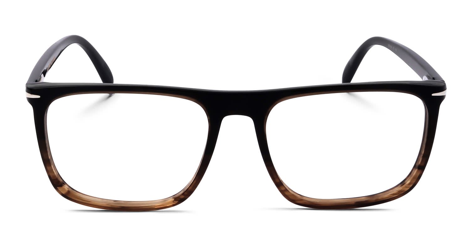 David Beckham DB 1108 Brown, Multicolor, Tortoise glasses - Brown / Multicolor / Tortoise - Frontal View