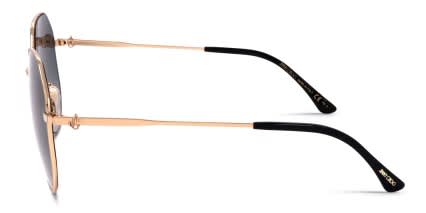 Jimmy Choo ASTRA/F/SK Pink, Gold glasses - Pink / Gold / Gray - Side View