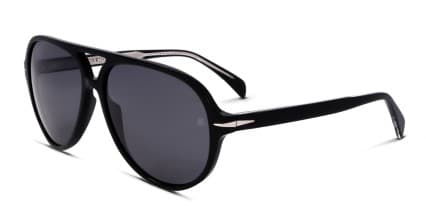 David Beckham DB1091/S Black glasses - Black / Gray - Angle View