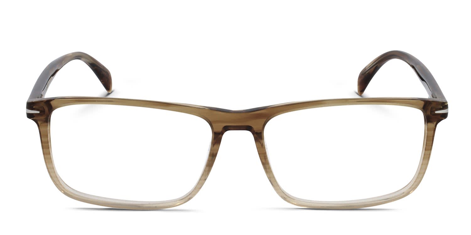 David Beckham DB 1019 Multicolor, Brown, Beige glasses - Multicolor / Brown / Beige - Frontal View