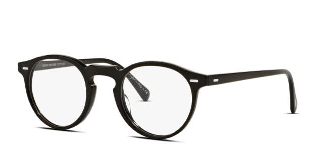 Oliver Peoples OV5186 Gregory Peck Shiny Black Eyeglasses