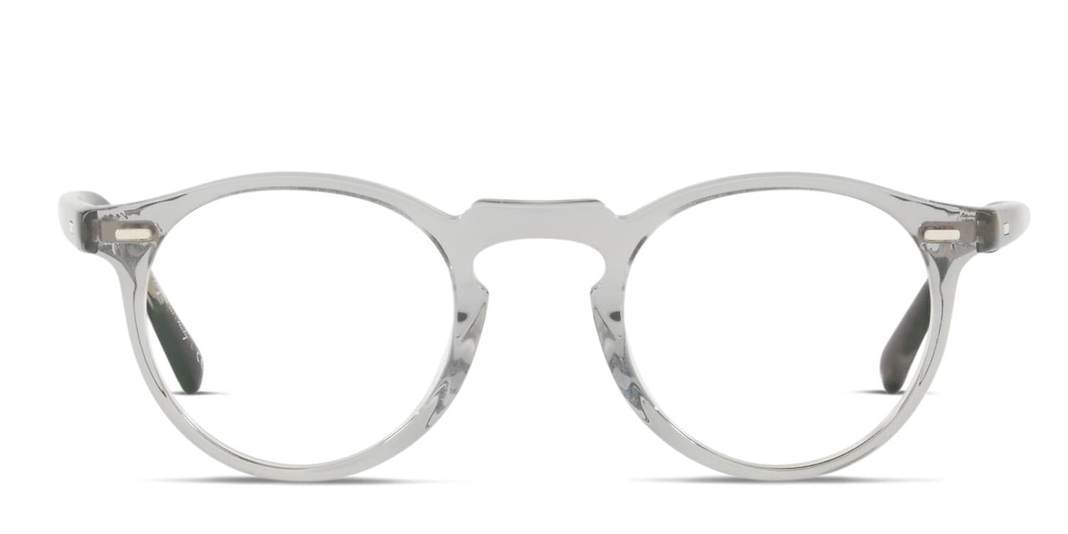 Oliver Peoples OV5186 Gregory Peck Gray, Clear glasses - Gray / Clear - Frontal View