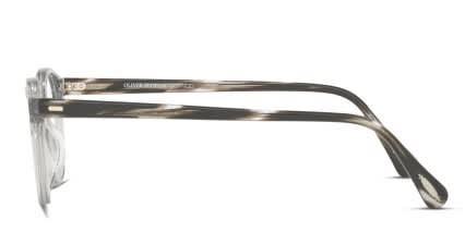 Oliver Peoples OV5186 Gregory Peck Gray, Clear glasses - Gray / Clear - Side View