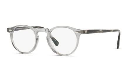 Oliver Peoples OV5186 Gregory Peck Gray, Clear glasses - Gray / Clear - Angle View