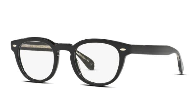 Oliver Peoples OV5036 Sheldrake Shiny Black Eyeglasses | Includes