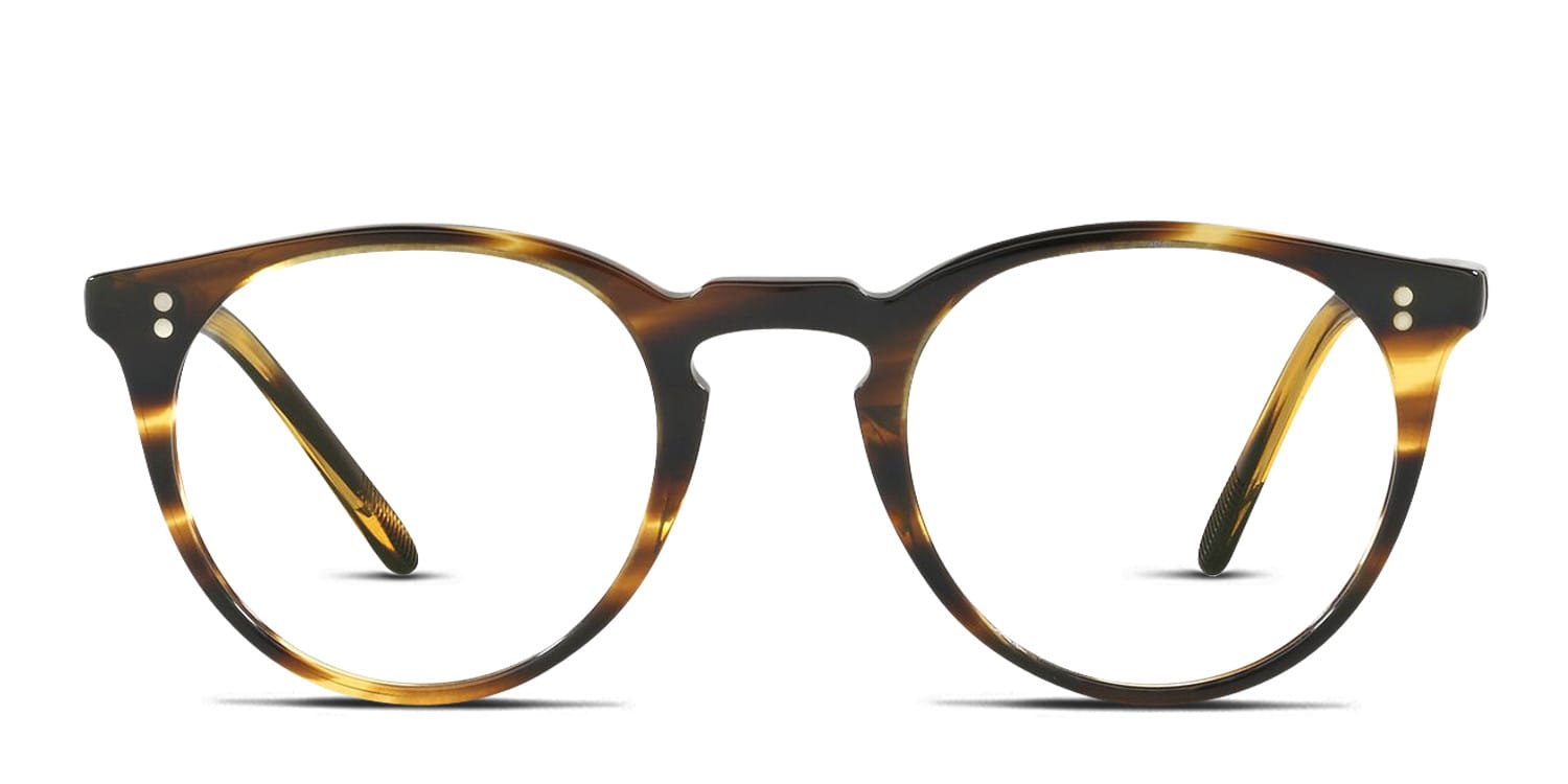 オリバーピープルズ オマリー OMALLEY SUN 眼鏡 メガネフレーム ブラウン 茶 OV5183S OLIVER PEOPLES（美品） Oliver Peoples O'Malley Sun with Sencha frame and Cognac Mirror