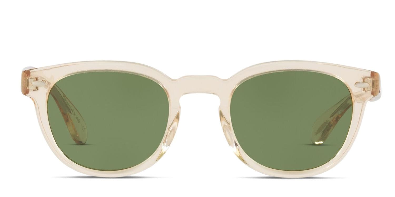 Oliver Peoples OV5036S Sheldrake Yellow, Clear glasses - Yellow / Clear - Frontal View