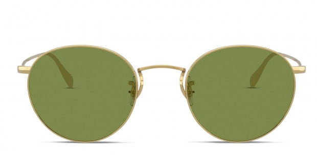 Oliver Peoples OV1186S Coleridge Gold/Green Prescription Sunglasses