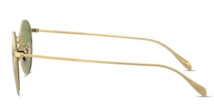 Oliver Peoples OV1186S Coleridge Gold, Green glasses - Gold / Green - Side View