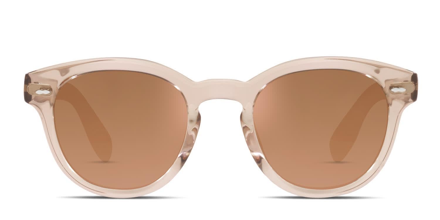 Oliver Peoples OV5413SU Cary Grant Beige, Clear glasses - Beige / Clear - Frontal View