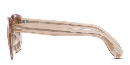 Oliver Peoples OV5413SU Cary Grant Beige, Clear glasses - Beige / Clear - Side View