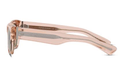 Oliver Peoples OV5514SU Kasdan Pink, Clear glasses - Pink / Clear - Side View