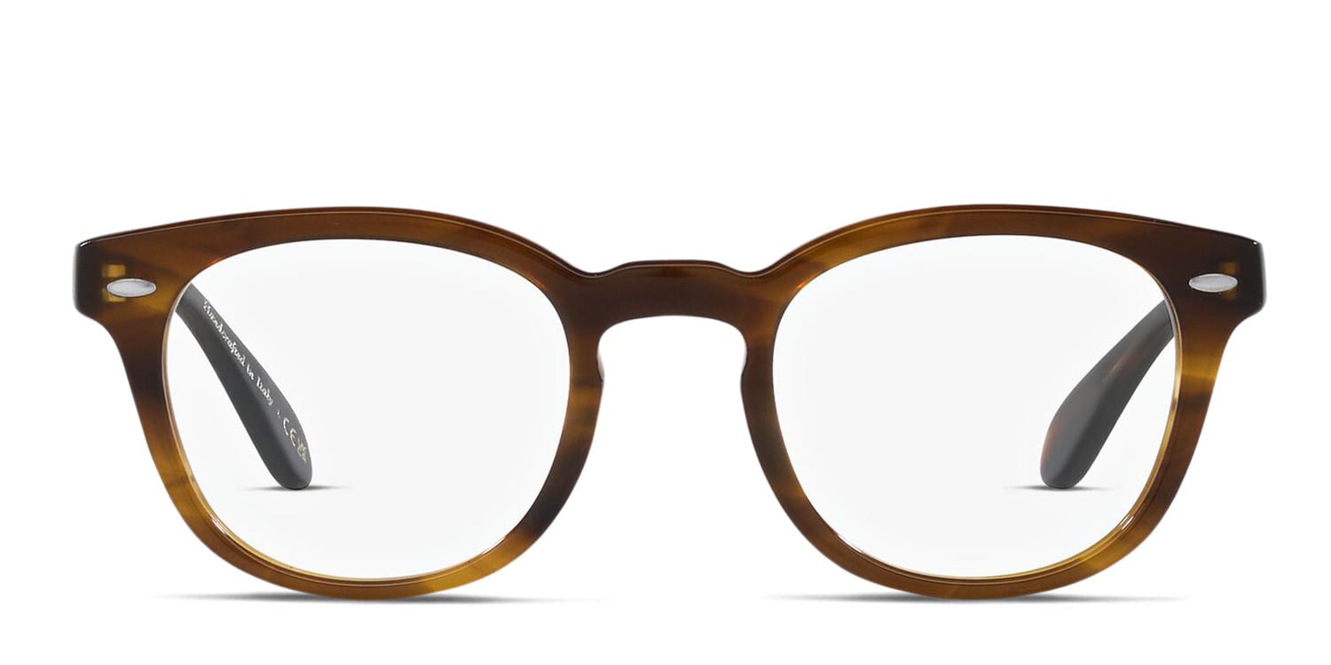 Oliver Peoples OV5036 Sheldrake Brown Eyeglasses | Includes FREE