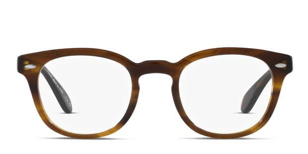 Oliver Peoples OV5036 Sheldrake Brown Eyeglasses | Includes FREE