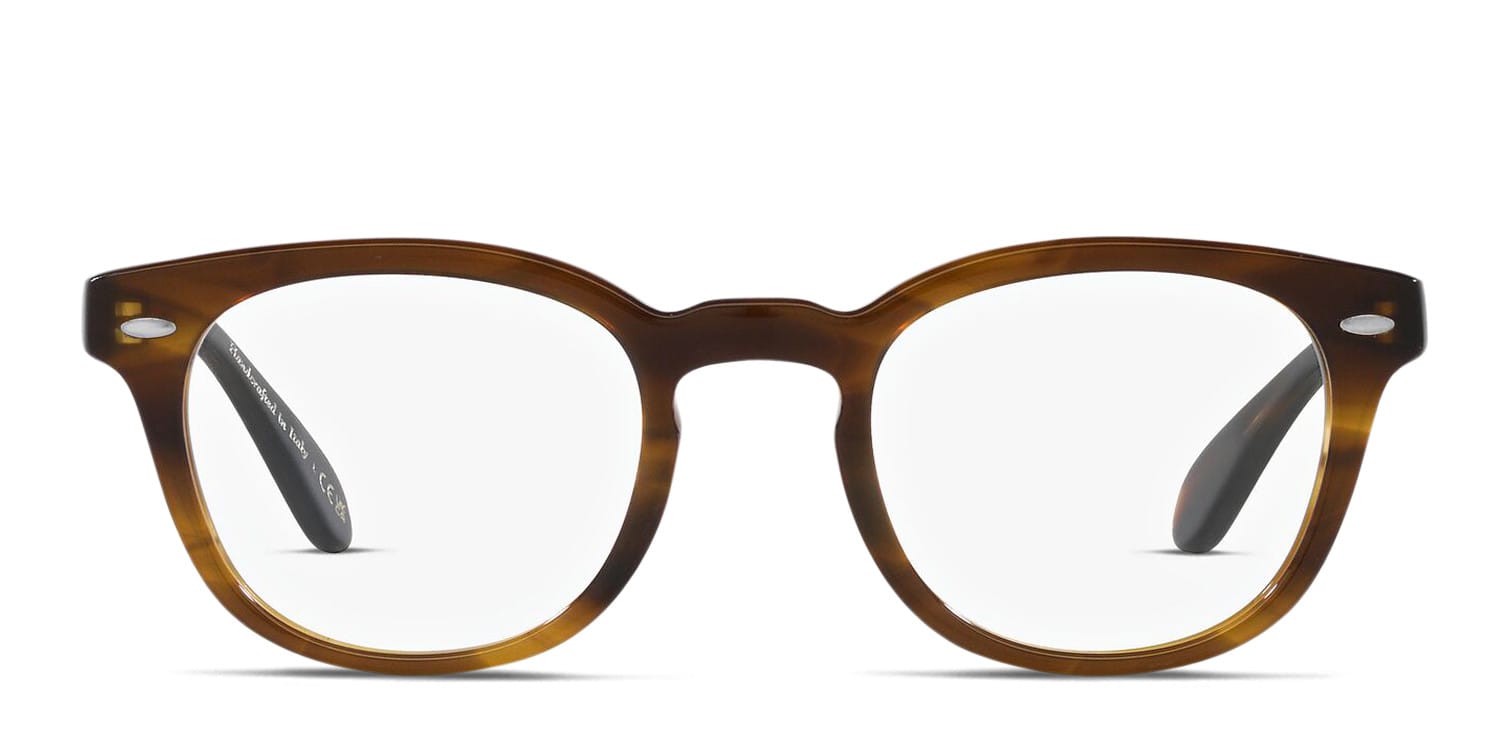 Oliver Peoples OV5036 Sheldrake Brown Eyeglasses | Includes FREE