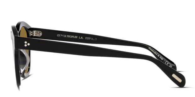 サングラス ^ONE BRILLIANT^ JinOB461Black Olive Jin-OB461-Black Olive Gold Round Sunglasses incl. $0 High Index Lenses with