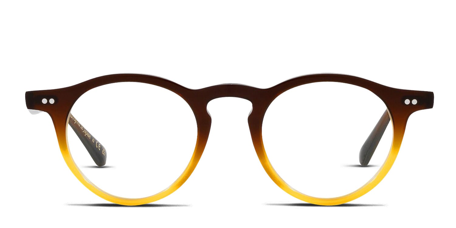 Oliver Peoples OV5504U Op-13 Brown/Yellow Eyeglasses | Includes