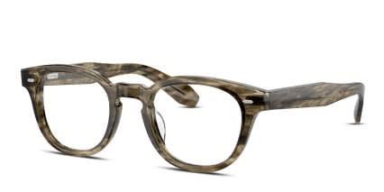 Oliver Peoples OV5528U N.01 Green, Brown glasses - Green / Brown - Angle View