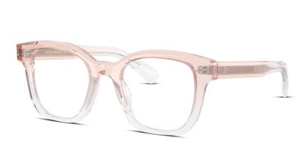 Oliver Peoples OV5525U Lianella Pink, Clear glasses - Pink / Clear - Angle View