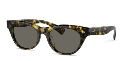 Oliver Peoples OV5541SU Avelin Tortoise, Yellow glasses - Tortoise / Yellow - Angle View