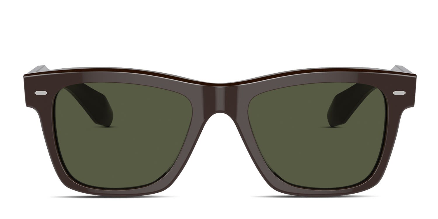 Oliver Peoples OV5552SU N.04 Sun Brown glasses - Brown / Green - Frontal View
