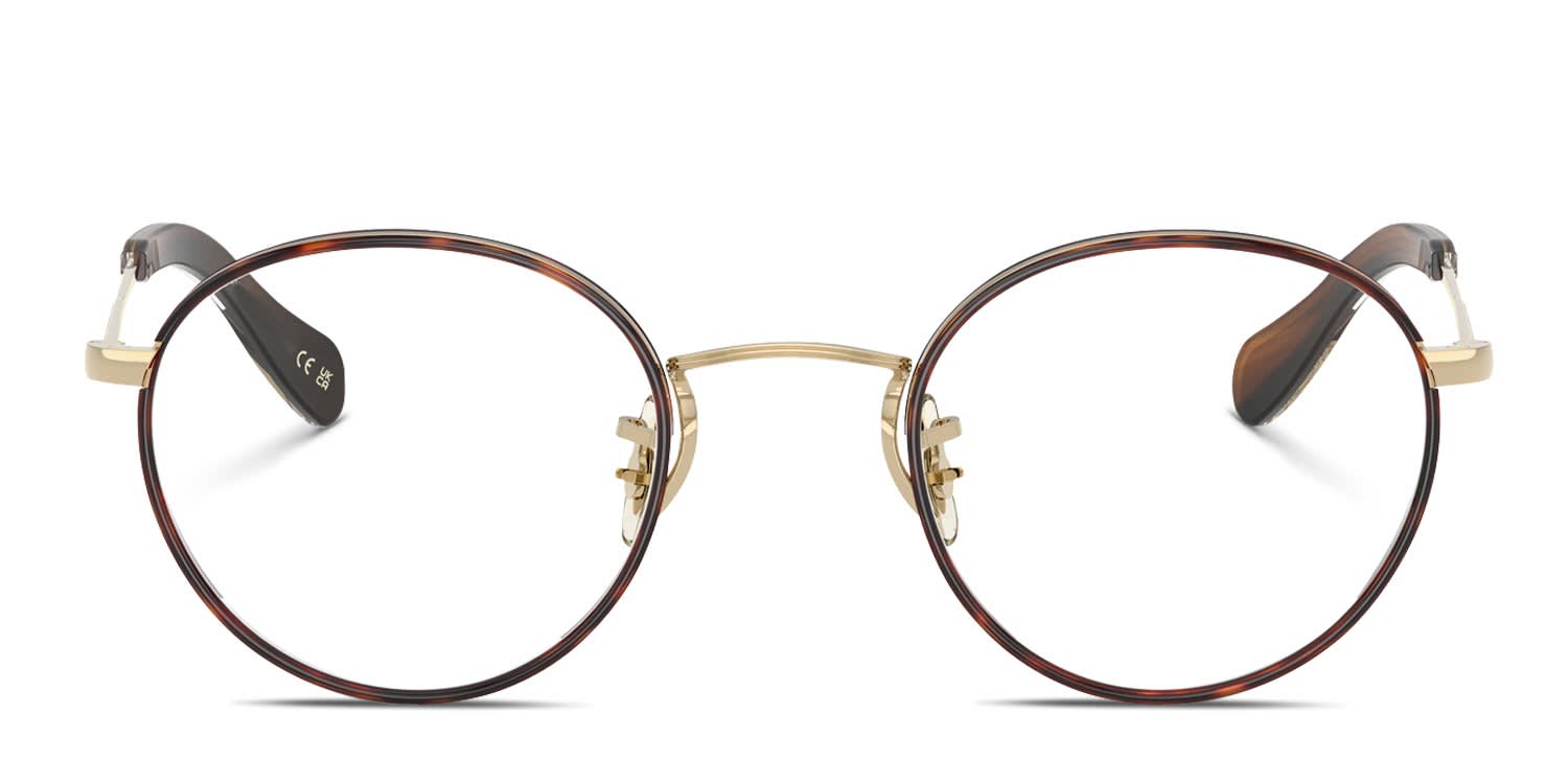 Oliver Peoples OV1352 Coleridge Ii Gold, Tortoise glasses - Gold / Tortoise - Frontal View