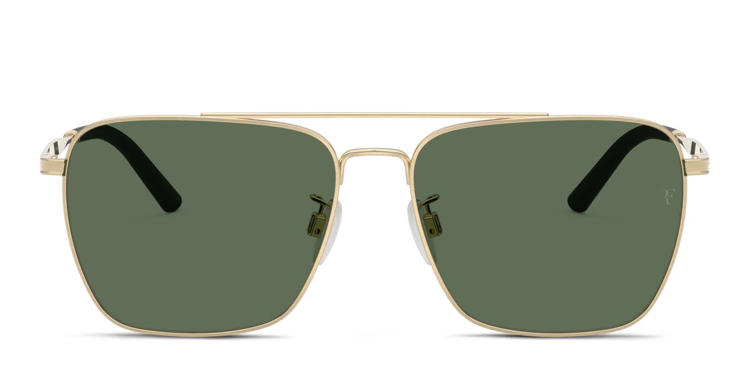 Oliver Peoples OV1362S R-15 Gold, Green glasses - Gold / Green - Frontal View