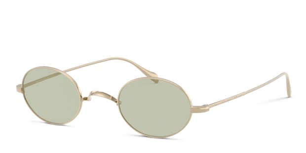 Oliver Peoples OV1185 Calidor gold frame with demo lens green wash 