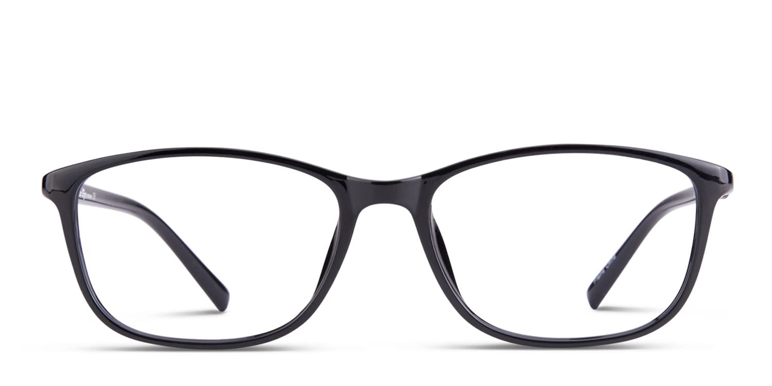 Altoona Black glasses - Black - Frontal View