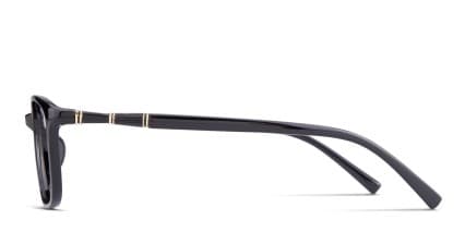 Altoona Black glasses - Black - Side View