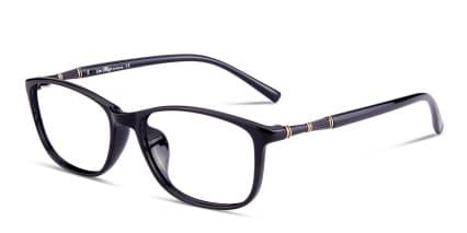 Altoona Black glasses - Black - Angle View