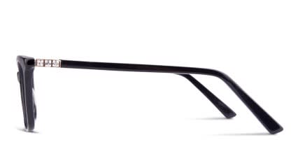 Manhattan Black glasses - Black - Side View