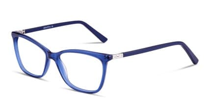 Manhattan Blue glasses - Blue - Angle View