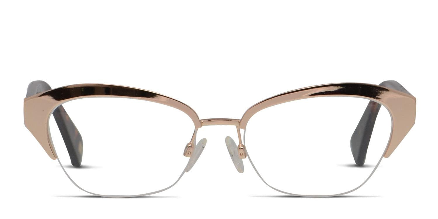 Carolina Lemke CL5202 Tortoise w/Gold glasses - Tortoise / Gold - Frontal View