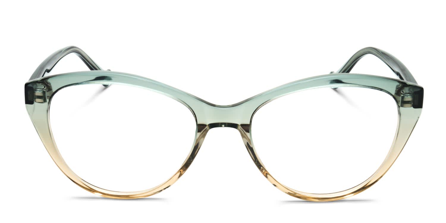 Roxy RX3014 Green glasses - Green - Frontal View