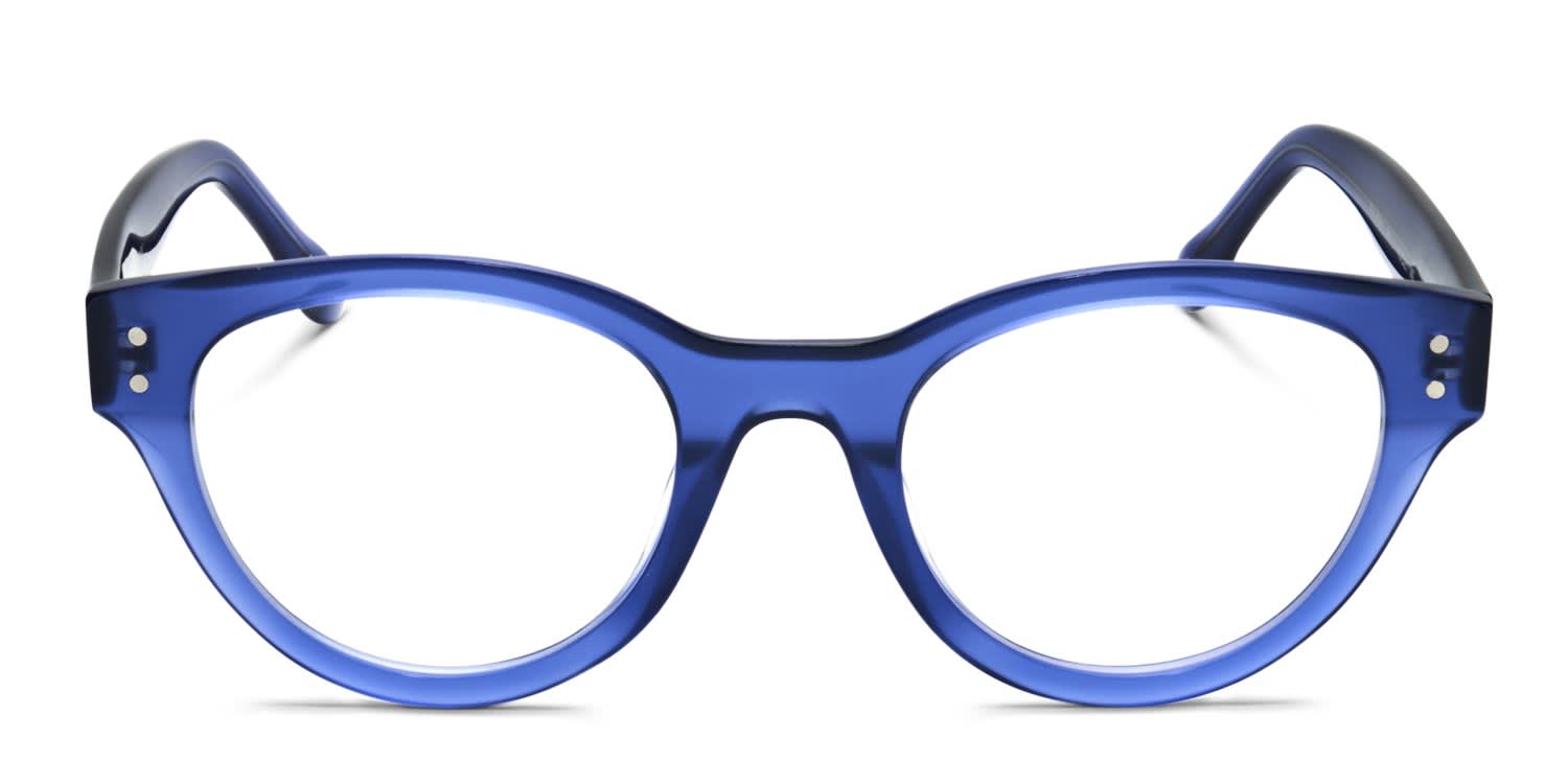 Amelia E. Veronique Blue/Tortoise Eyeglasses | Includes FREE Rx Lenses