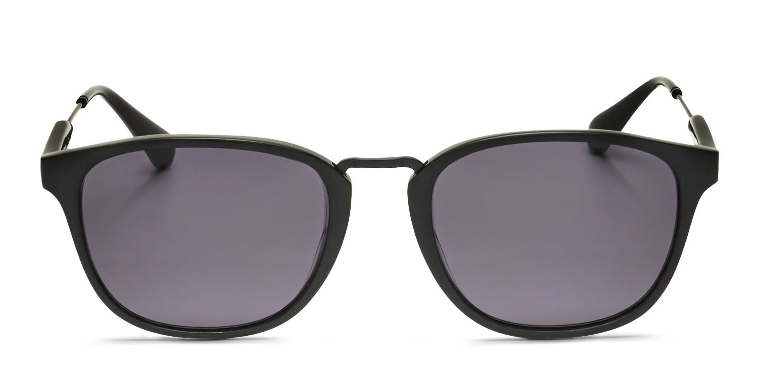 Ottoto Monarch Shiny Black/Gunmetal Prescription Sunglasses