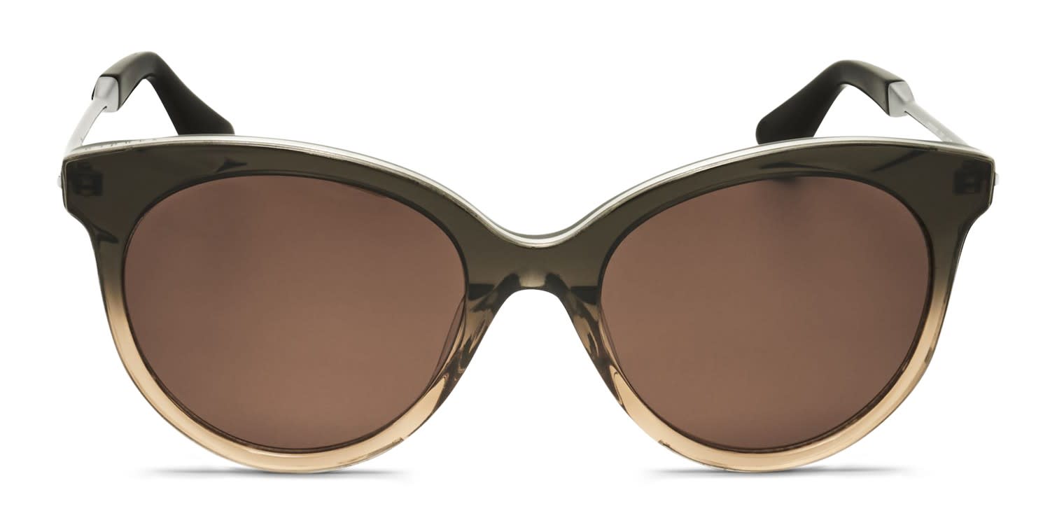 Sandro SDS2000F Brown glasses - Brown - Frontal View