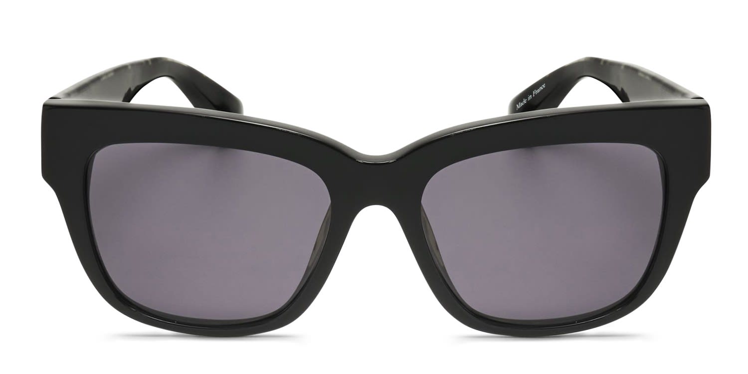 Sandro SDS2002F Black glasses - Black / Gray - Frontal View