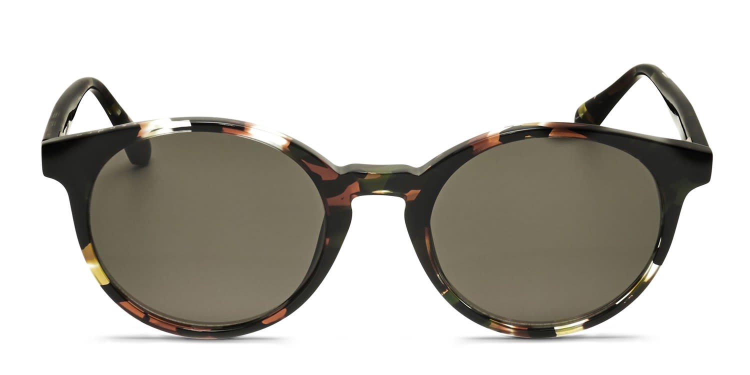 Adidas AOR017/N Tortoise, Black, Green Prescription Sunglasses