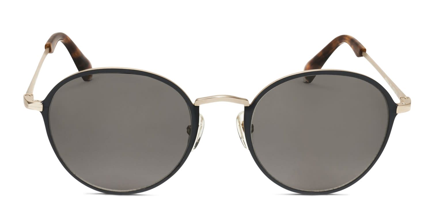 Sandro SDS3004 Gold glasses - Black / Gold - Frontal View