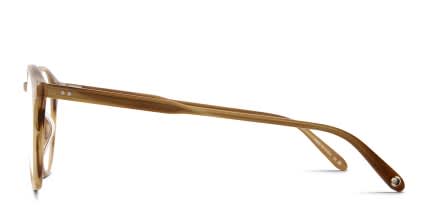 Garrett Leight Clune X Brown, Beige glasses - Brown / Beige - Side View